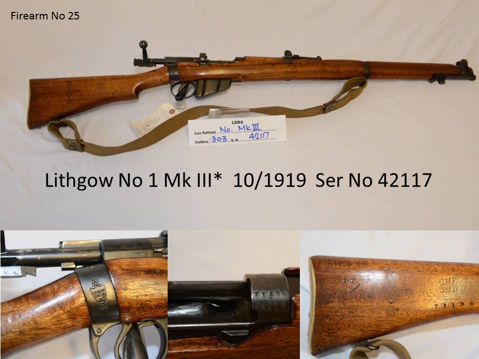 Enfield No1 MkIII rifle