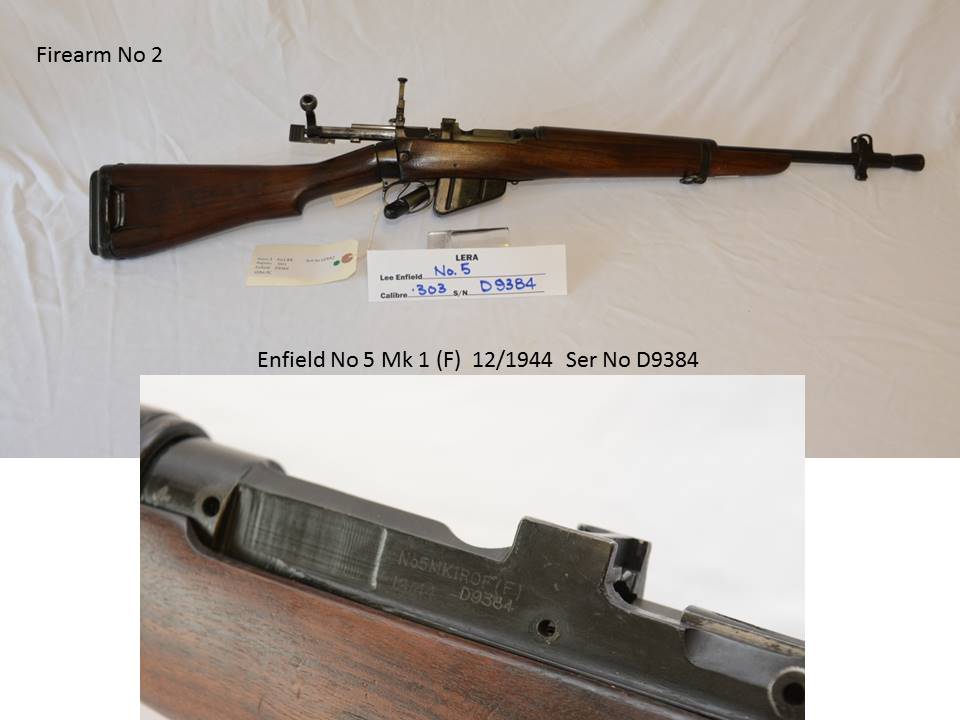 Enfield No5 Mk1 rifle